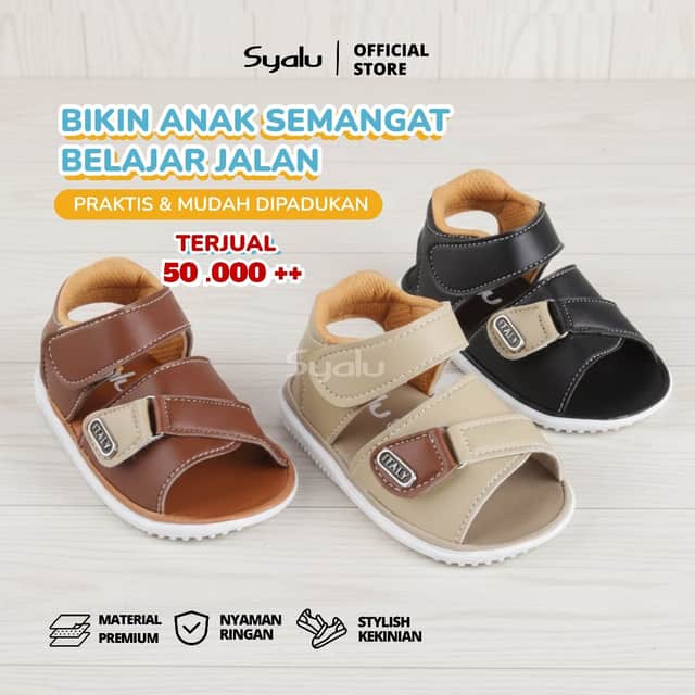 Syalu Sandal Anak Laki Laki Bunyi Cit  ISL
